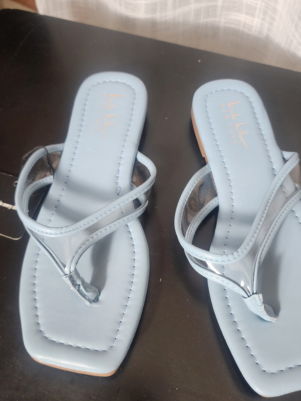 Light Blue Women’s Thong Sandals by Lulu Grace